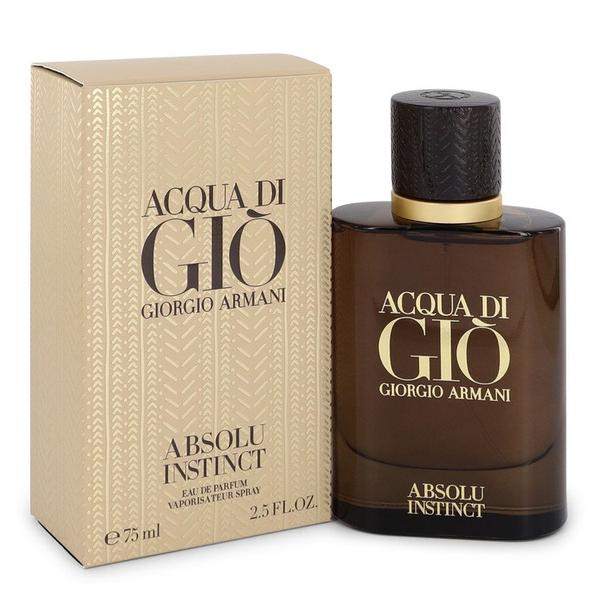 6 Best Armani Colognes: Gold Standard of Men's Fragrances ACQUA DI GIO ABSOLU INSTINCT BY GIORGIO ARMANI EAU DE PARFUM SPRAY 2.5 OZ FOR MEN