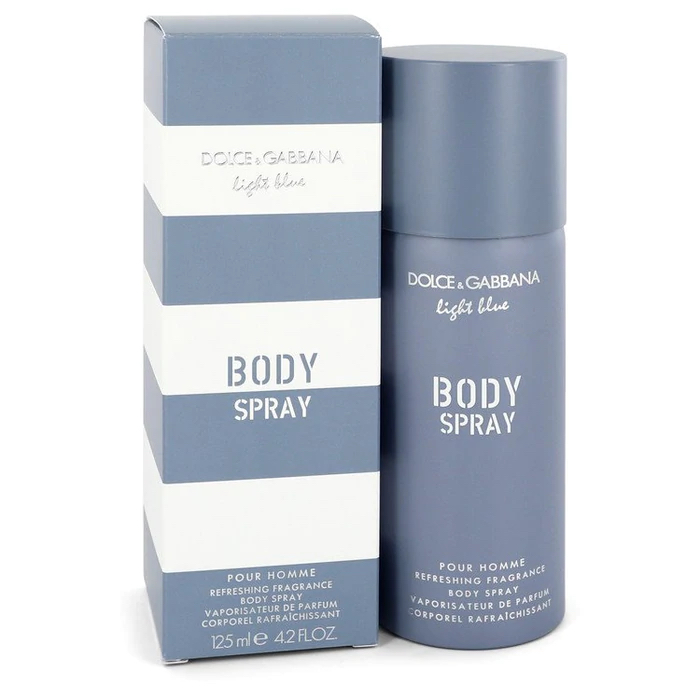 Best Body Spray For Men: Stay Fresh All Day Long D&G Light Blue Body Spray