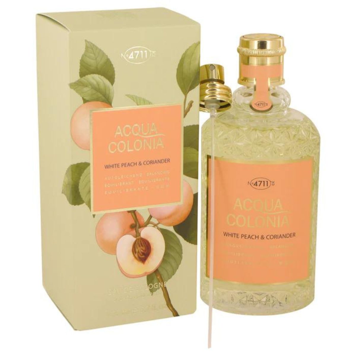 9 Best Aromatic Perfumes: Spicy & Pungent-Fresh 4711 Acqua Colonia White Peach and Coriander