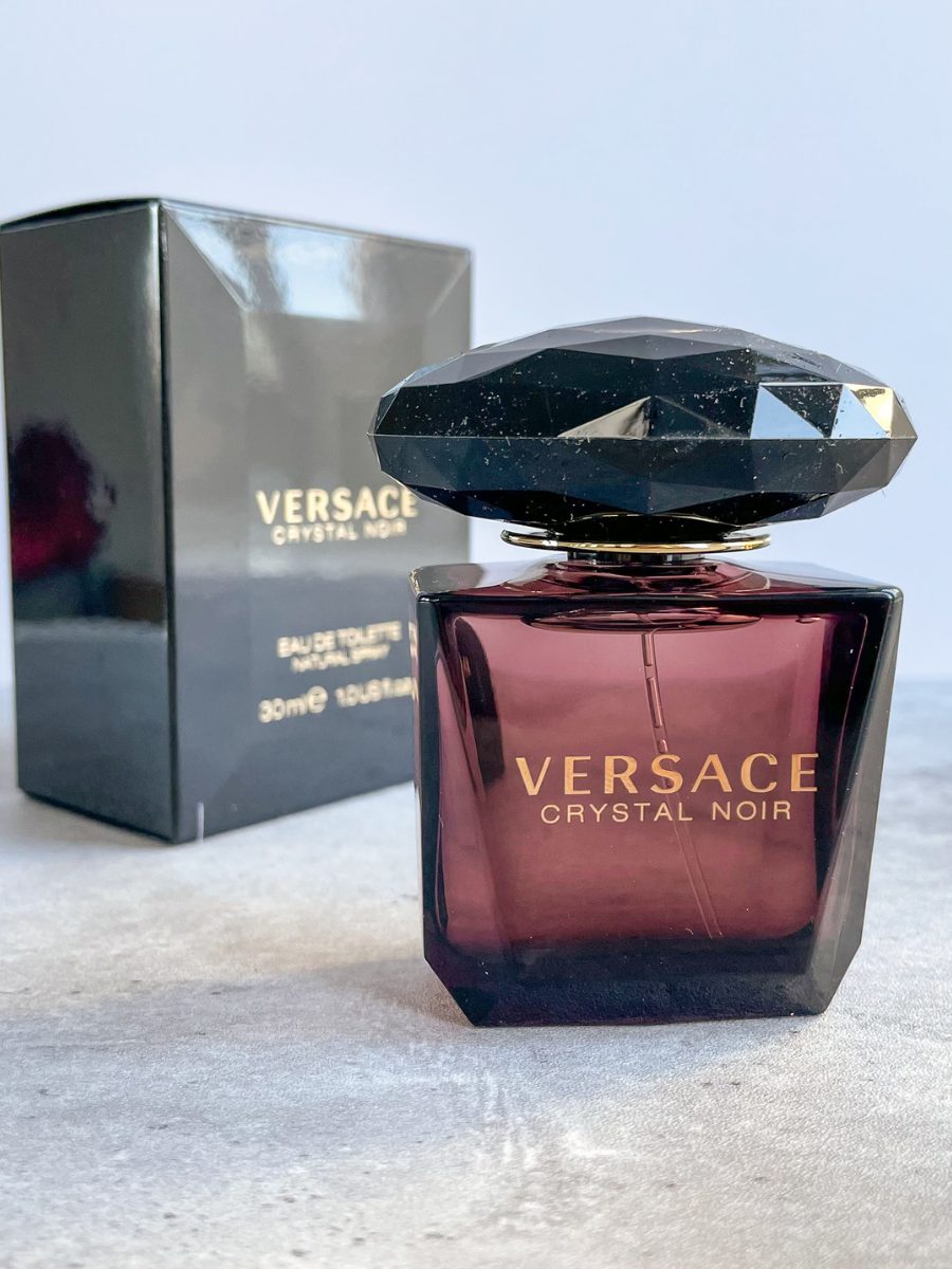 Versace Crystal Noir EDT Reviewed: Spellbinding & Simply Gorgeous Versace Crystal Noir EDT Front View
